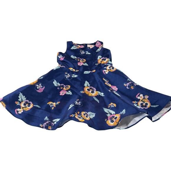 GB girls Other - GB Girls Toddler Girl 4T Navy Blue Floral Formal Dress
